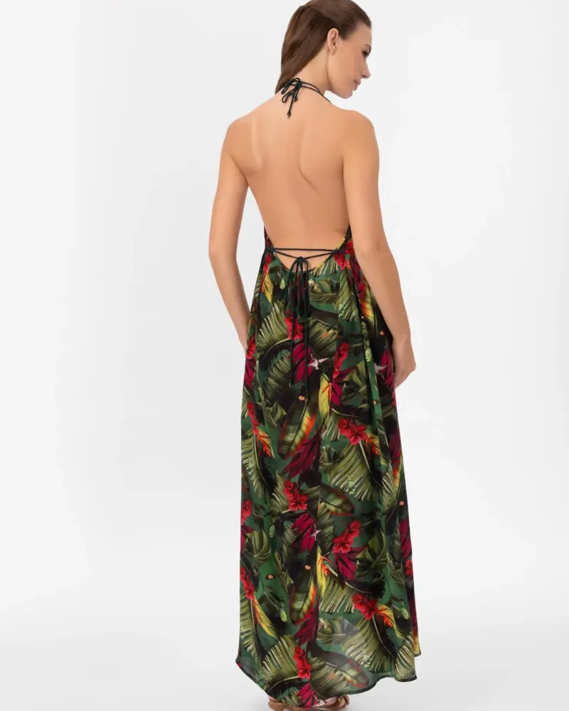 Рокля с отворен гръб WILD RHYTHM