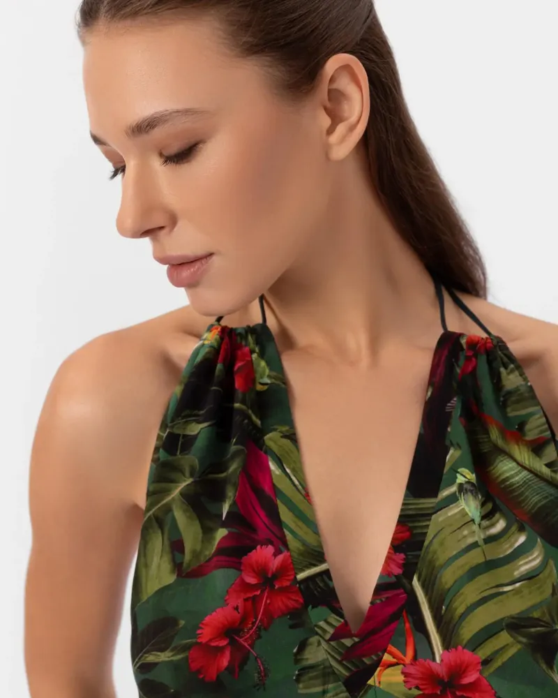 Рокля с отворен гръб WILD RHYTHM