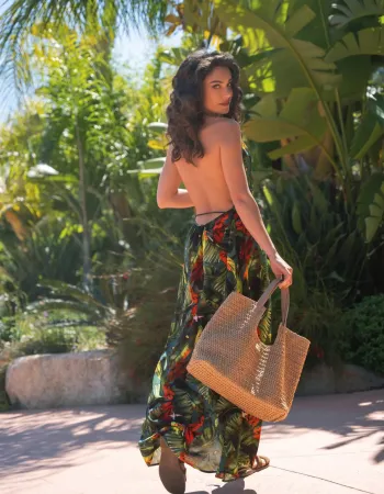 Рокля с отворен гръб WILD RHYTHM