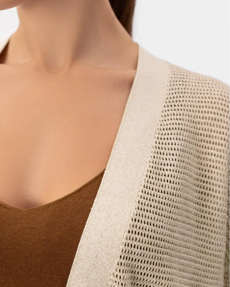 Жилетка от памук и коприна POETIC DREAMS