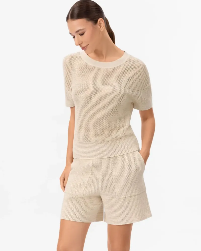 Блуза от памук и коприна POETIC DREAMS