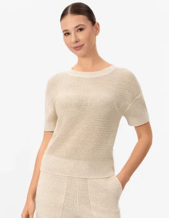 Блуза от памук и коприна POETIC DREAMS