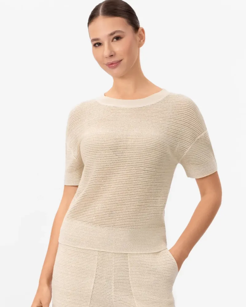 Блуза от памук и коприна POETIC DREAMS