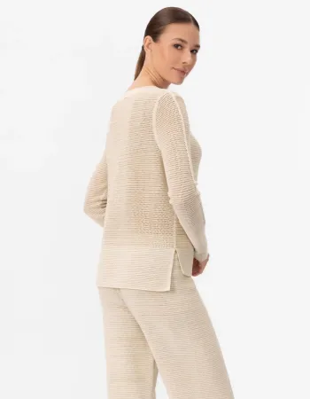 Блуза с дълъг ръкав от памук и коприна POETIC DREAMS