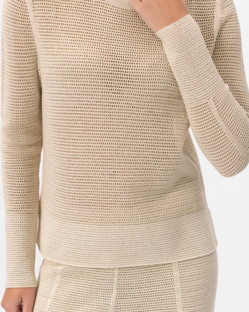 Блуза с дълъг ръкав от памук и коприна POETIC DREAMS