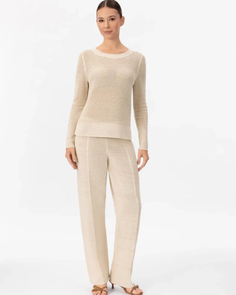 Панталон от памук и коприна POETIC DREAMS