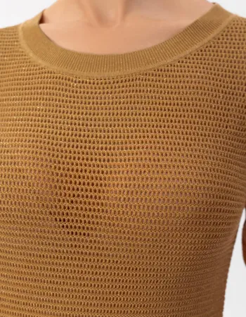 Рокля от памук и коприна в жълто POETIC DREAMS