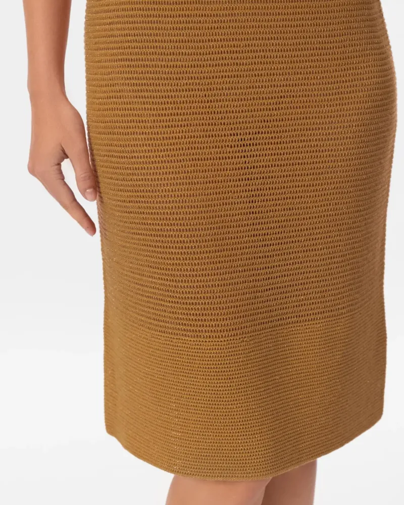 Рокля от памук и коприна в жълто POETIC DREAMS