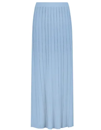 Пола от коприна и вискоза в светло синьо COSMIC WHISPER