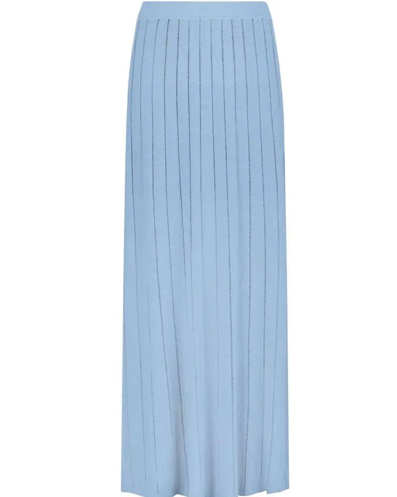 Пола от коприна и вискоза в светло синьо COSMIC WHISPER