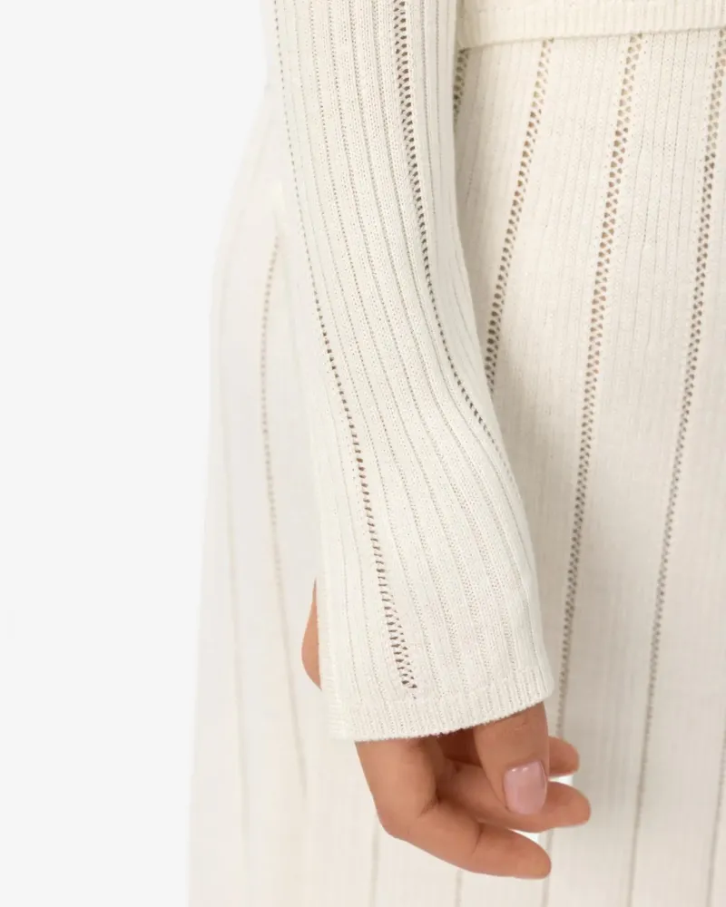 Жилетка от коприна и вискоза в бял цвят COSMIC WHISPER