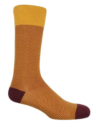 Мъжки чорапи LUX TAYLOR Mustard