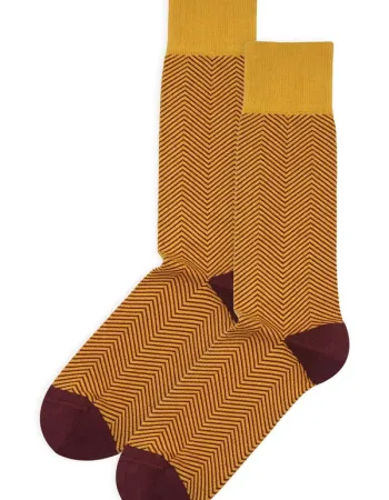 Мъжки чорапи LUX TAYLOR Mustard