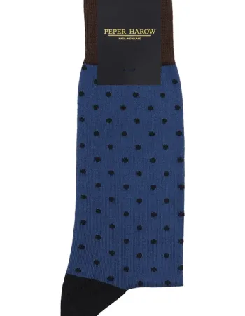 Мъжки чорапи PIN POLKA Indigo