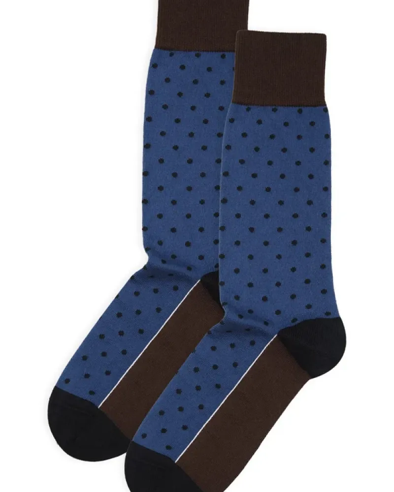 Мъжки чорапи PIN POLKA Indigo