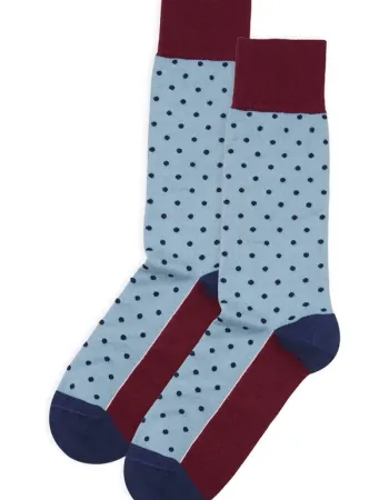Мъжки чорапи PIN POLKA Ski Blue