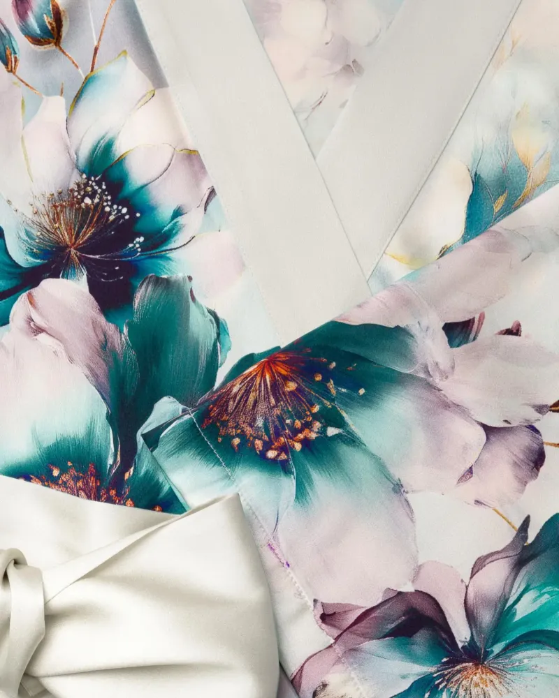 Копринено кимоно Florelle