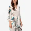 Късо копринено кимоно Florelle