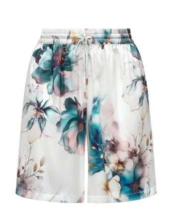 Къси копринени панталони Florelle