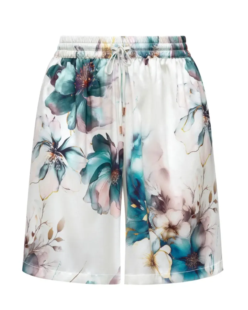 Къси копринени панталони Florelle