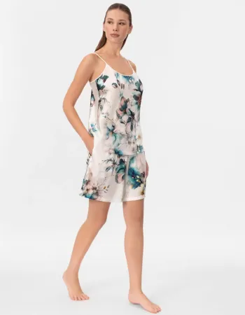 Къси копринени панталони Florelle