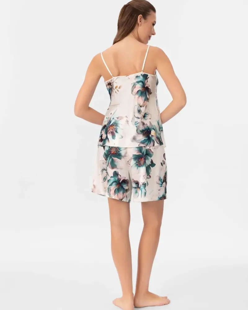 Къси копринени панталони Florelle