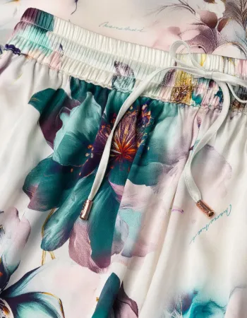 Къси копринени панталони Florelle