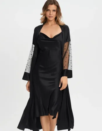 Копринено кимоно с перли Blackwood Rose Копринено кимоно с перли Blackwood Rose