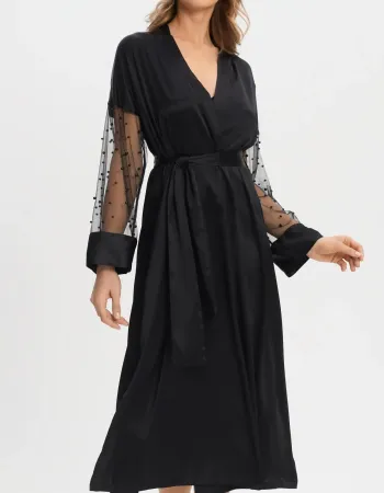 Копринено кимоно с перли Blackwood Rose Копринено кимоно с перли Blackwood Rose