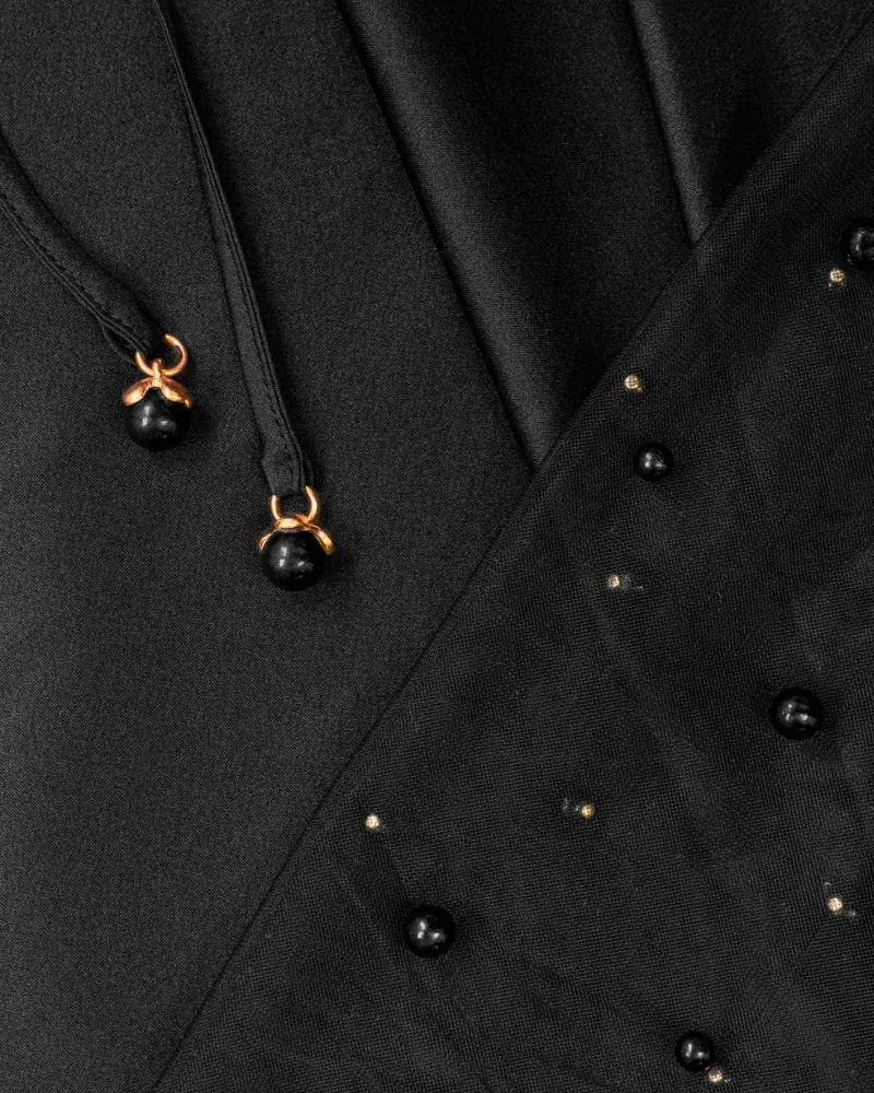 Копринено кимоно с перли Blackwood Rose