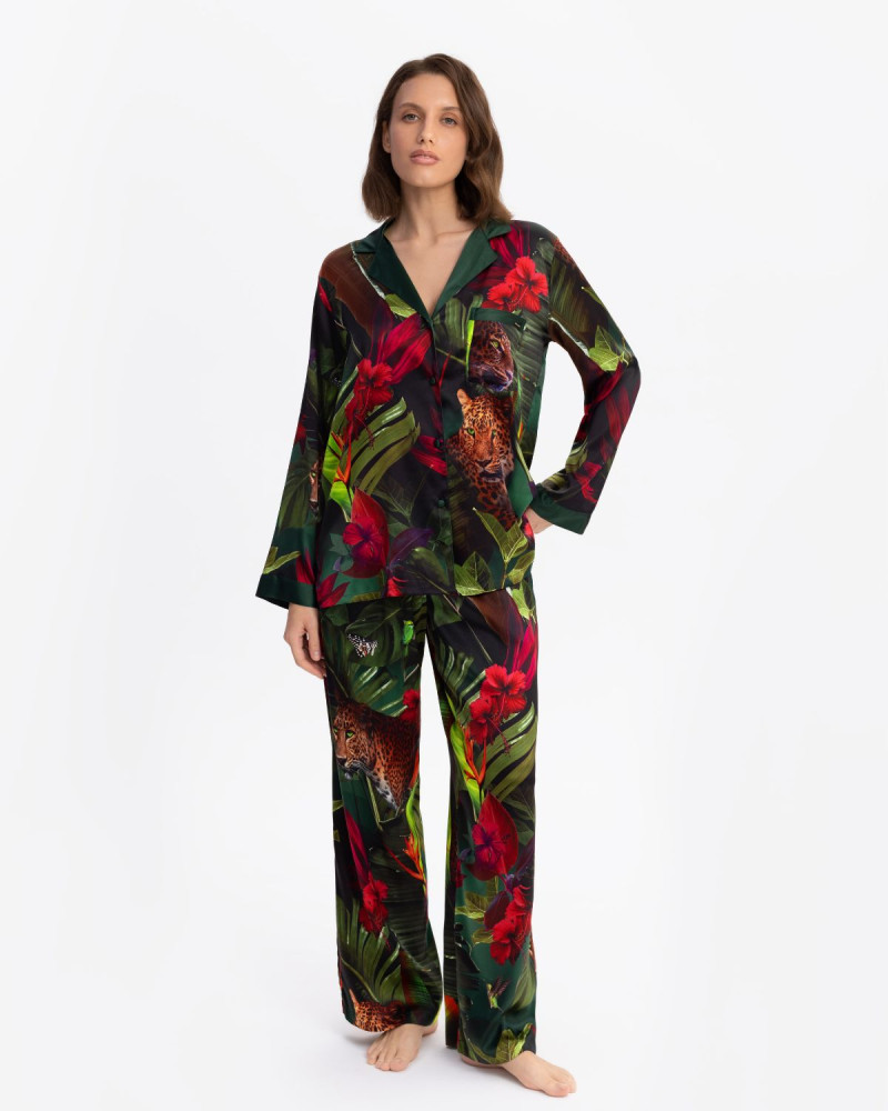 Копринена блуза Hidden Oasis