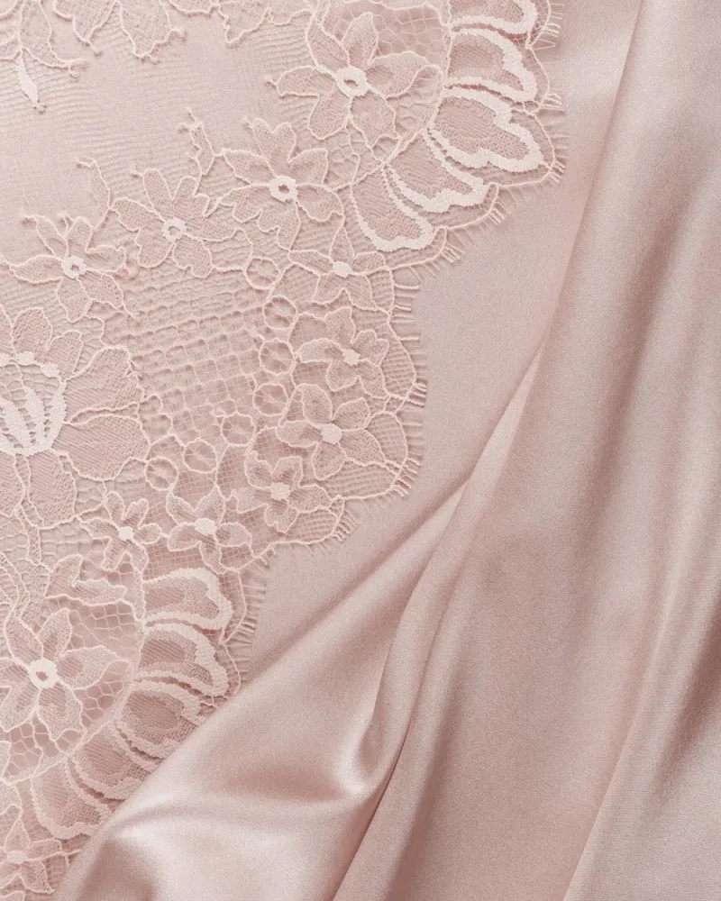 Дълго кимоно - халат от коприна Divine