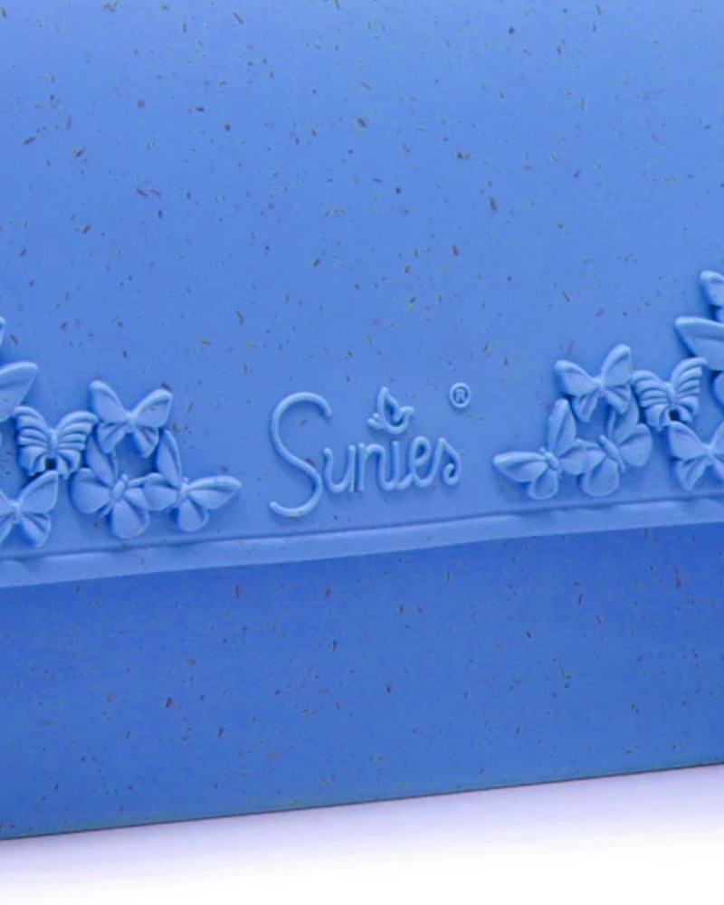 Синя чанта през рамо