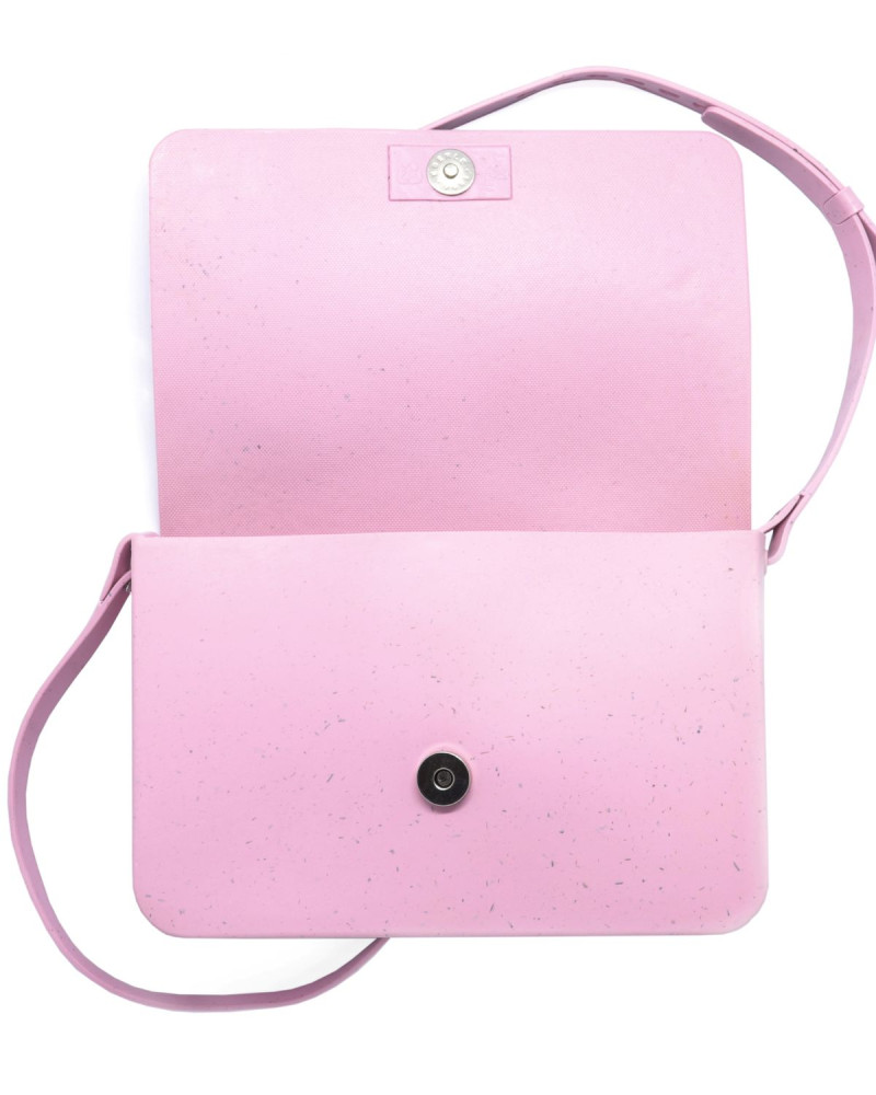 Розова чанта през рамо