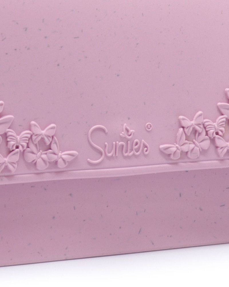 Розова чанта през рамо