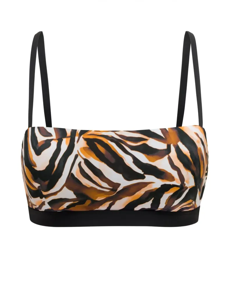 Бански горна част с банели EYE OF THE TIGER