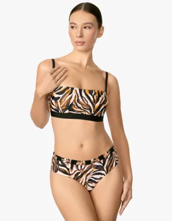 Бански горна част с банели EYE OF THE TIGER