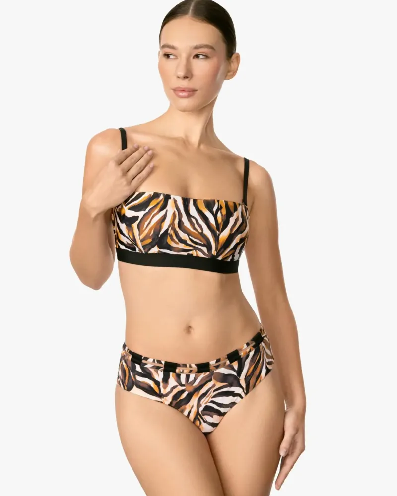 Бански горна част с банели EYE OF THE TIGER