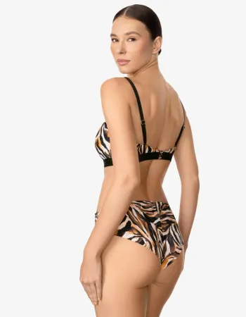 Бански горна част с банели EYE OF THE TIGER