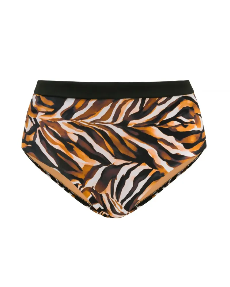 Бански долна част с висока талия EYE OF THE TIGER