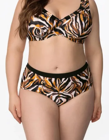 Бански долна част с висока талия EYE OF THE TIGER