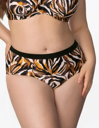 Бански долна част с висока талия EYE OF THE TIGER