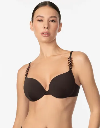 Бански горна част с банели и Push Up HYPNOTIC
