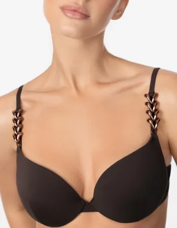 Бански горна част с банели и Push Up HYPNOTIC