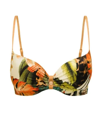 Бански горна част с банели и Push-Up ZEN GARDEN