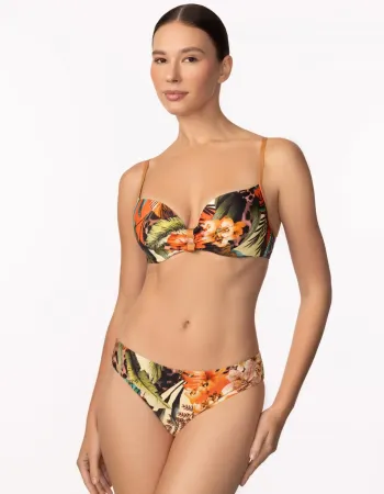 Бански горна част с банели и Push-Up ZEN GARDEN