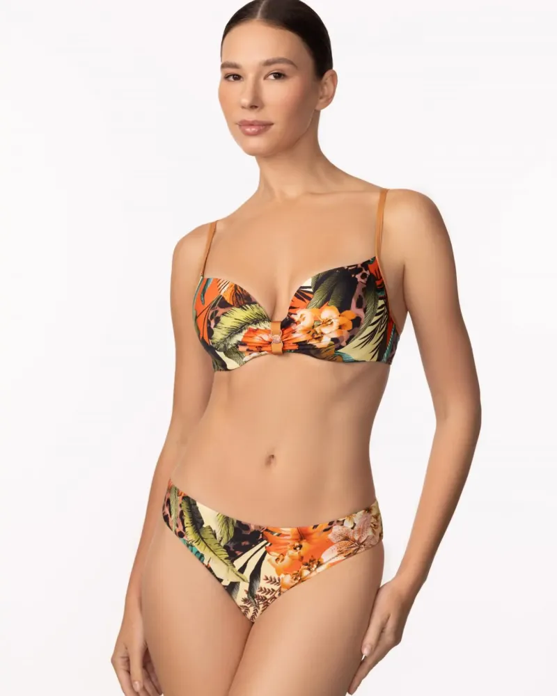 Бански горна част с банели и Push-Up ZEN GARDEN