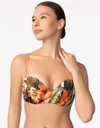 Бански горна част без банели и Push-Up ZEN GARDEN