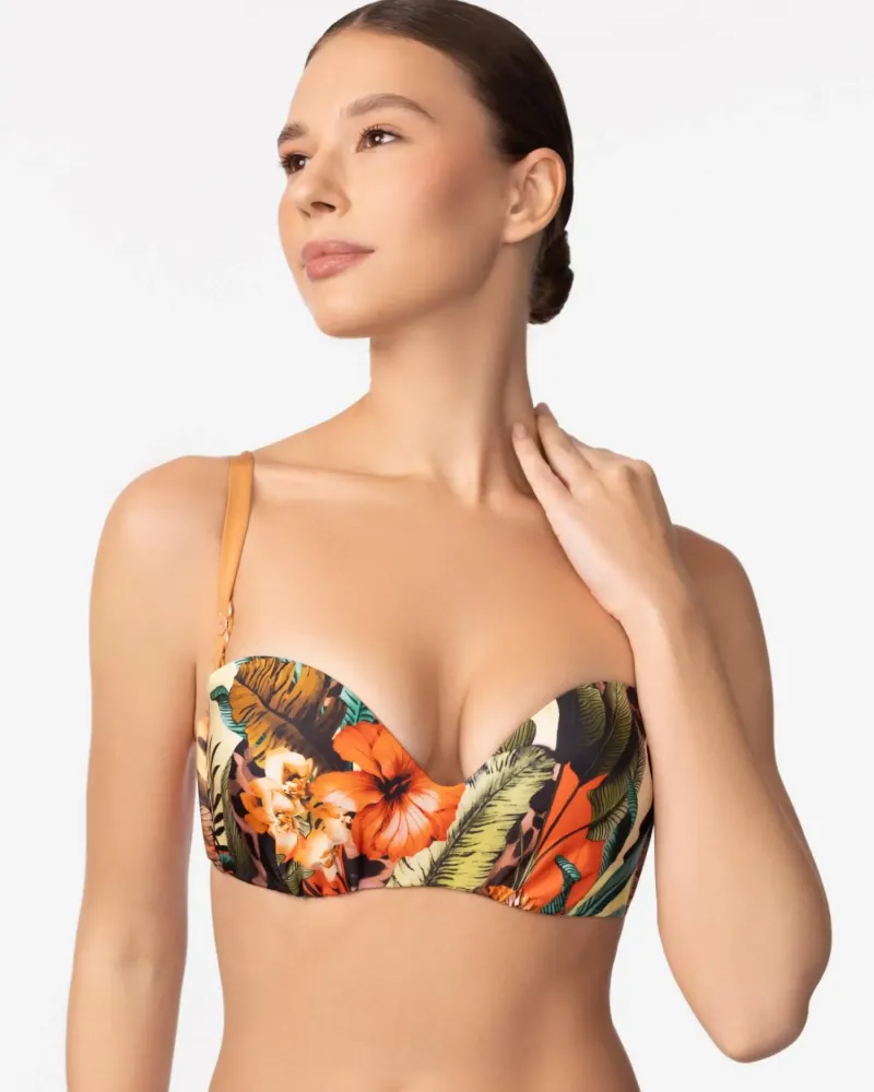 Бански горна част без банели и Push-Up ZEN GARDEN