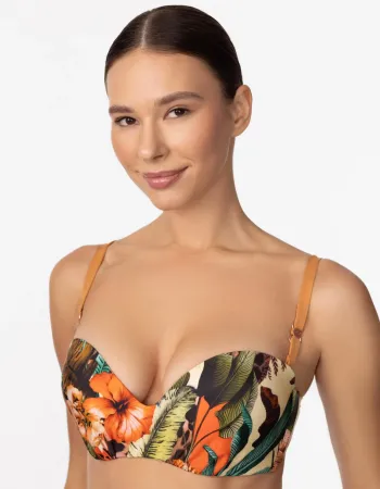 Бански горна част без банели и Push-Up ZEN GARDEN